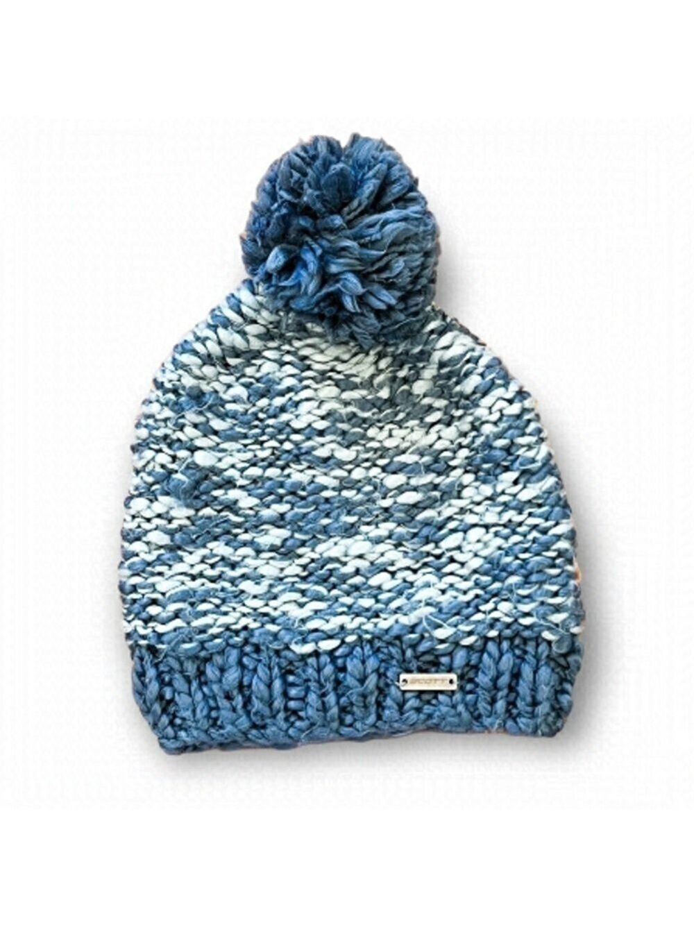 SCOTT teal beanie with Pom Pom
